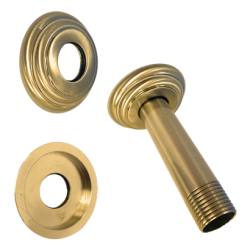 PSB0076 1/2" IPS x 4" Ceiling Mounting Shower Arm with Flange, 1.6 mm (t).